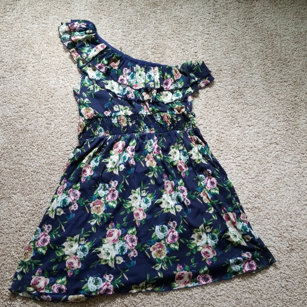 Torrid Floral Ruffle Dress
